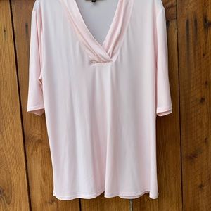 Pink v neck